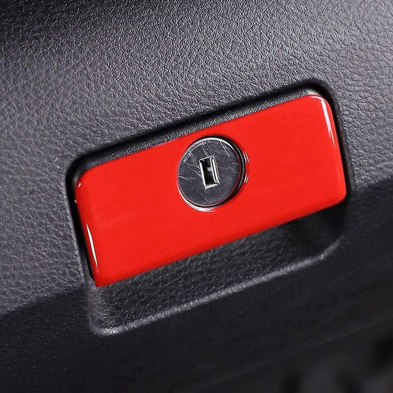 Glove Box Handle Red Auto Parts for 2017-2019 Toyota Tacoma