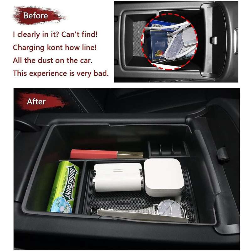 Center Console Organizer Tray for 2020 2021 Hyundai Santa Fe Tm