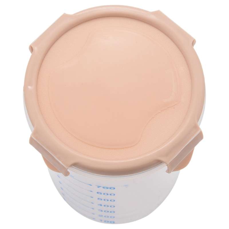 Kitchen Food Container Seal Pot Storage Tank Plastic 1000ml Pink