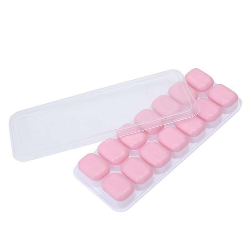 4 Pieces Of Easy-to-release Silicone and Flexible 14 Ice-cube-tray