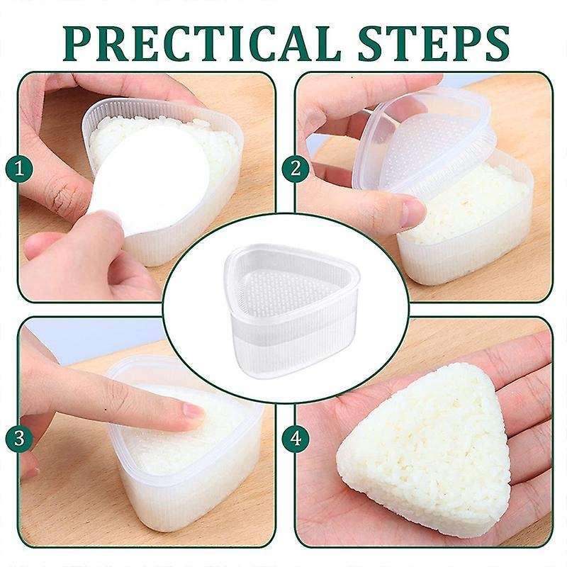 Sushi Maker Molds Onigiri Mold Rice Paddle Sushi Making Mold for Home