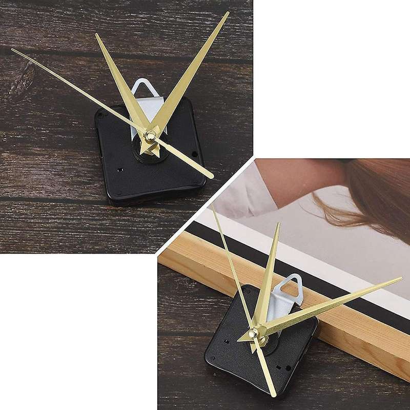 2pcs High Torque Long Shaft Clock Movement, Clock Mechanisms Battery