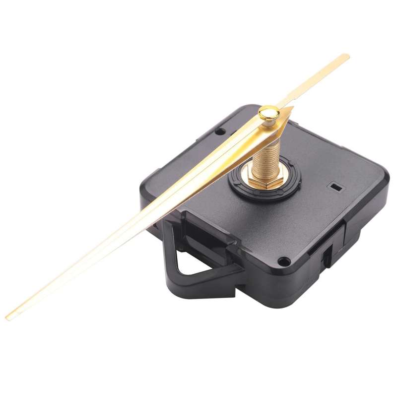 Clock Movement Mechanism with Silver Hour Minute Red Second Hand Diy Tools Kit