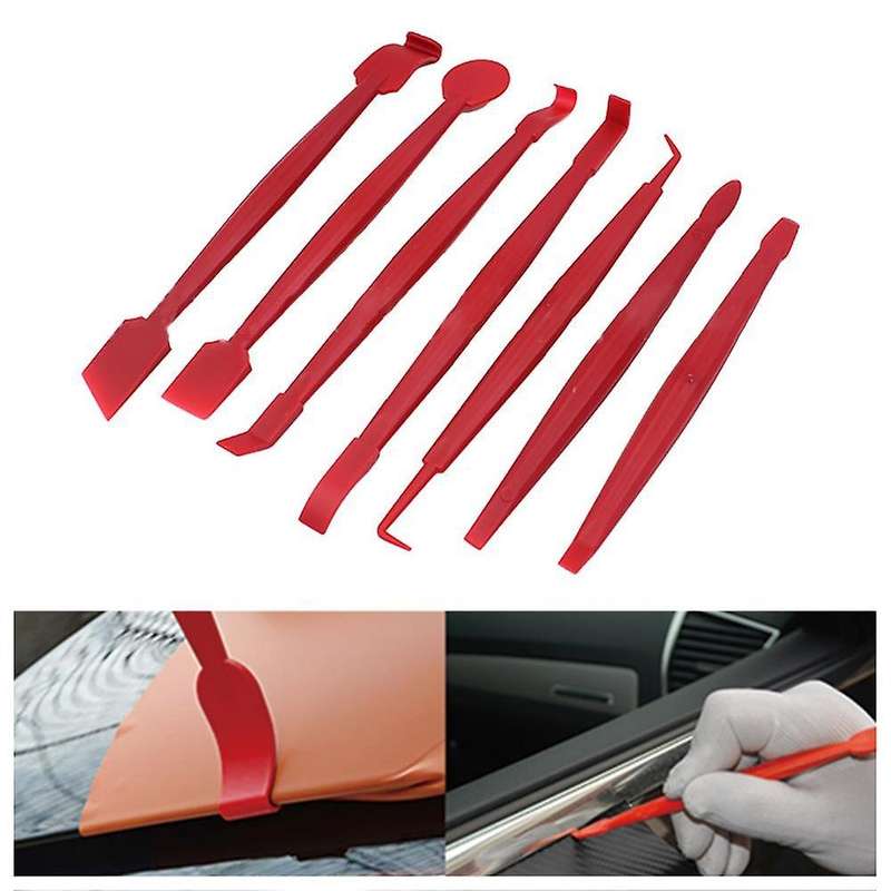 7pcs Car Sticker Vinyl Wrap Film Squeegee Scraper Tools
