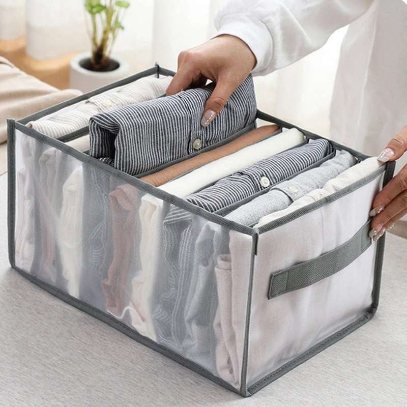 Foldable Closet Organizer Drawer Divider Organizer for Jeans Socks