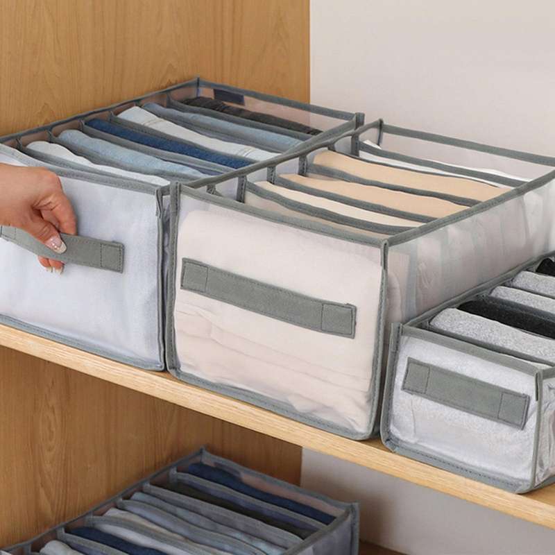 Foldable Closet Organizer Drawer Divider Organizer for Jeans Socks