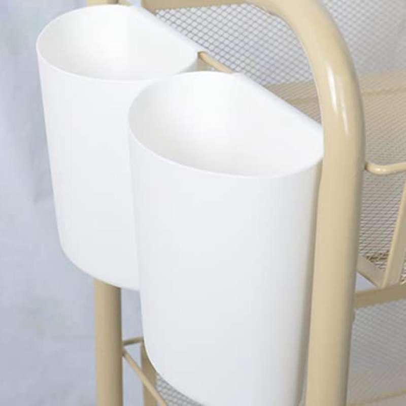 4 Pieces Of Hanging Basket Portable Storage Basket Tool White