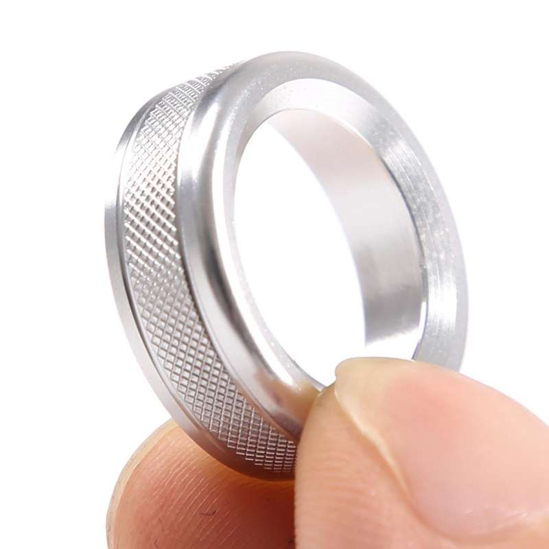 For Toyota 86 Subaru Brz Car Volume Media Knob Aluminum Alloy Silver