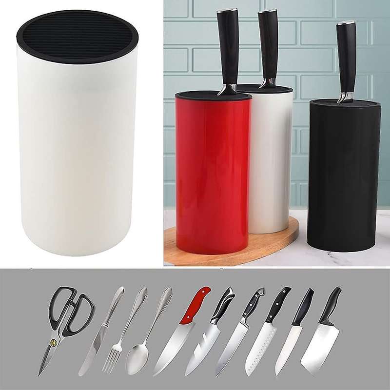 Universal Knife Holder,for Protecting Blade Space Saver(white)