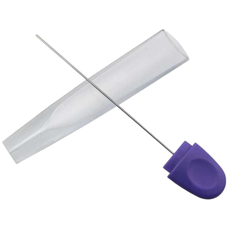 Cake Tester 158mm Stainless Steel Needle Tools Purple Testing Probe