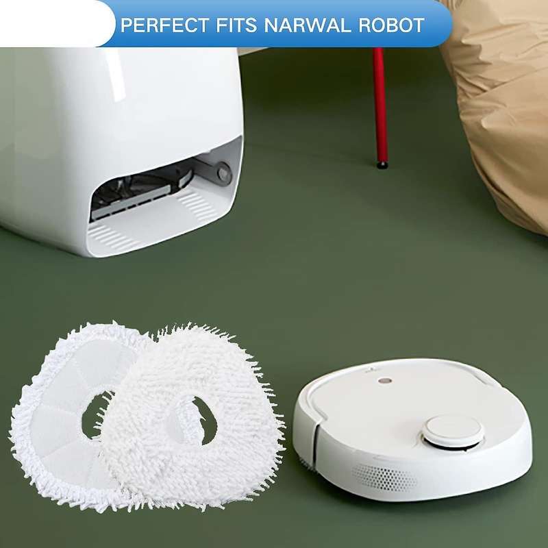 Reusable Mop Cloth for Robot Sweeping Narwal T10 Microfiber X4 Mop