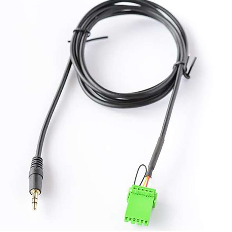 6pin Green Connector Audio Cable Wire for Honda Jazz Fit 2002-2006