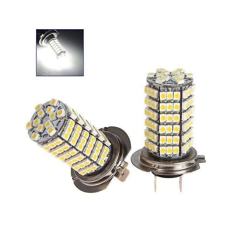 2x Car H4 120 Led 3528 Smd Xenon White Fog Headlight Head Bulb Light