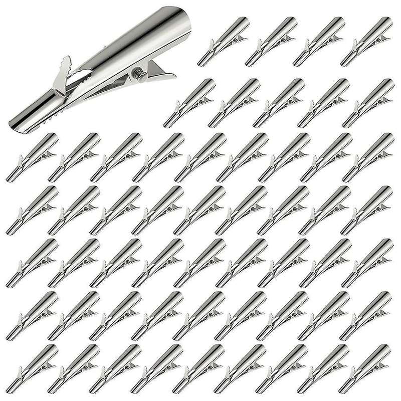 100-pcs Mini Metal Alligator Clips for Crafts - Small Roach Clips