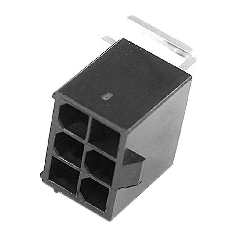50pcs 4.2mm 6pin Socket Curved Needle for Computer Atx Graphics Card