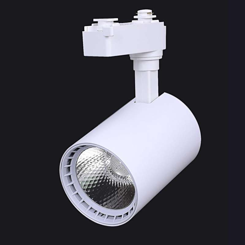 1pcs Led Track Light 12w Cob Rail Spotlights Lamp White