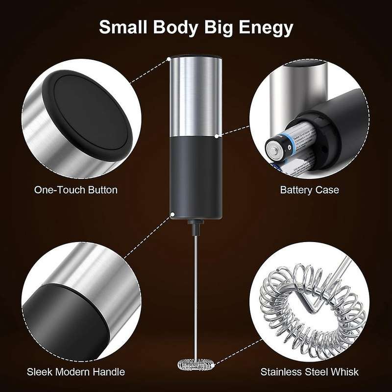 Coffee Foam Maker for Latte, Cappuccino, Matcha and Hot Chocolate