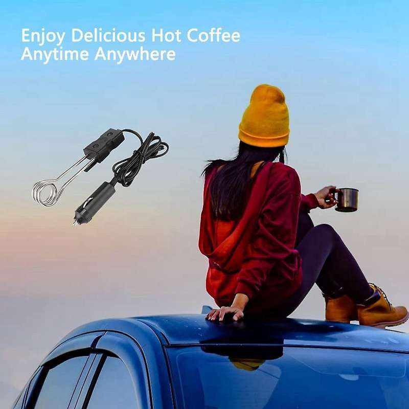 2pcs Auto Immersion Heater Travel Mobile Heaters Camping Outdoor Rv