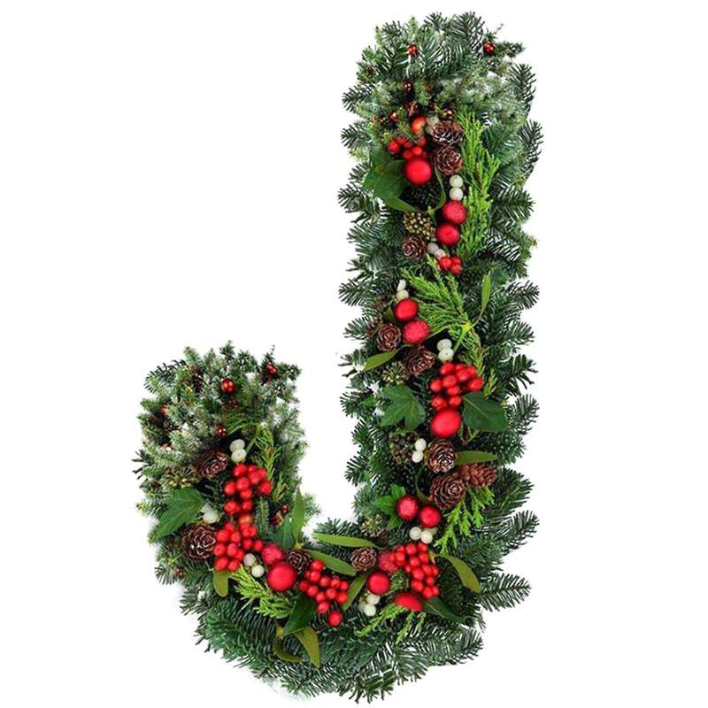 2 Pack Candy Cane Shaped Wire Wreath Frame 12 Inch Wreath Frame