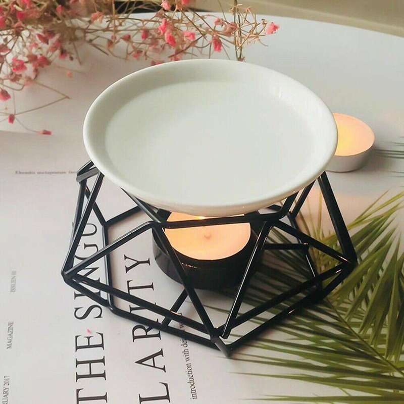 Ceramic Tealight Candle Holder Aroma Furnace Home Decoration