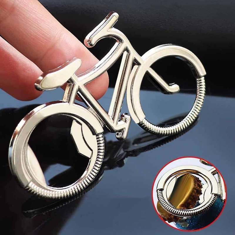 6 Pieces Bicycle Bottle Opener,metal Beer Bottle Opener Tools, Silver