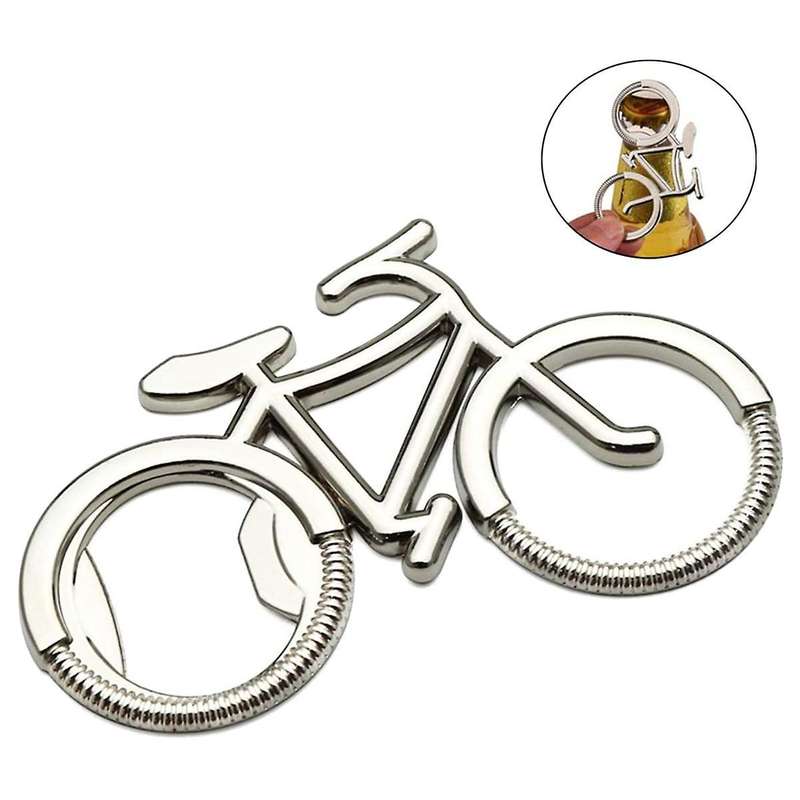 6 Pieces Bicycle Bottle Opener,metal Beer Bottle Opener Tools, Silver