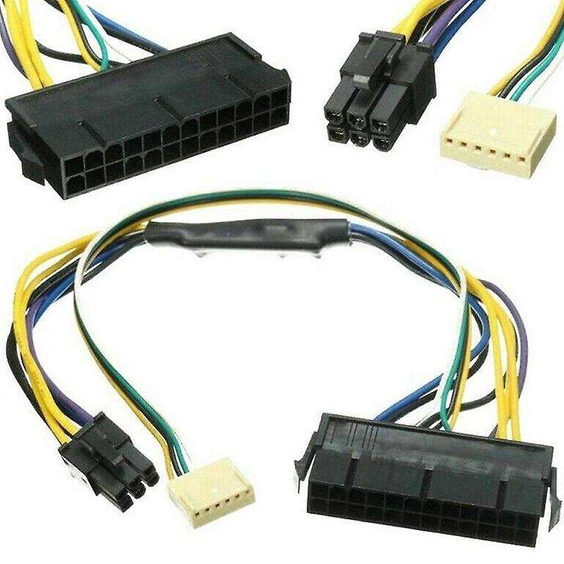 12 Inch Atx Main 24-pin to 6-pin Psu Power Adapter Cable for Hp Z240