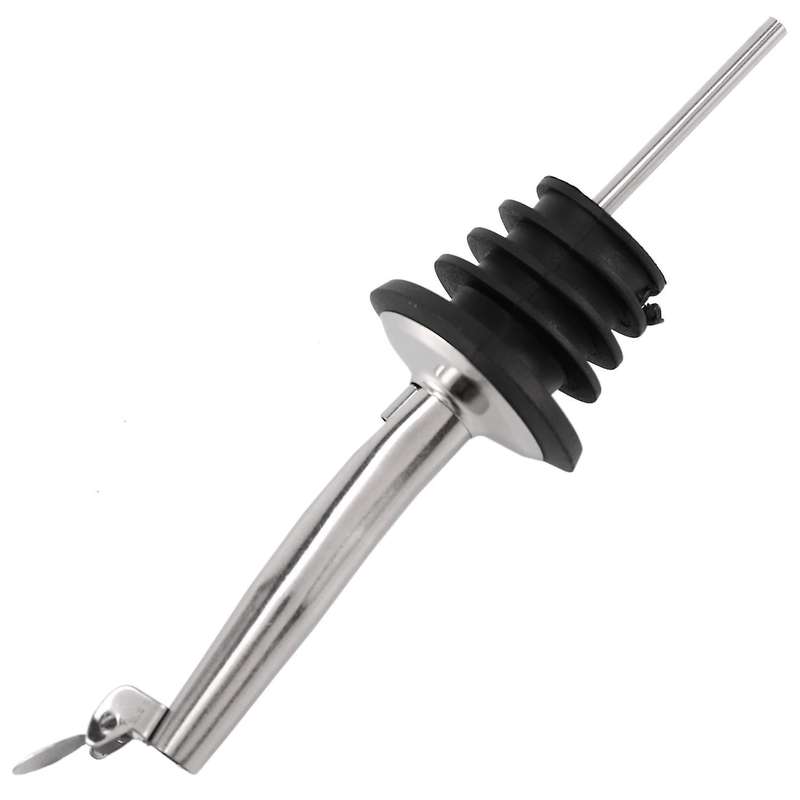 8 Pack Liquor Pour Spout Set Stainless Steel Olive Oil Bottle