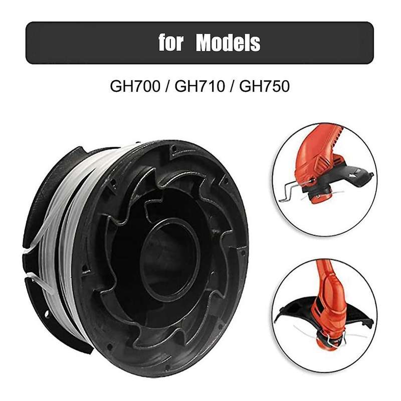 3 Pack String Trimmer Spools for Black+deacker Df-065 Df-065bkp Gh700