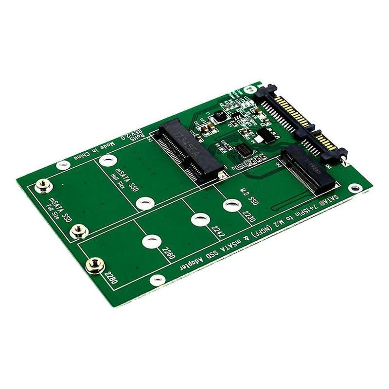 B+m Key Socket 2 M.2 Ngff(sata)ssd to 2.5 Sata Adapter Card with Case