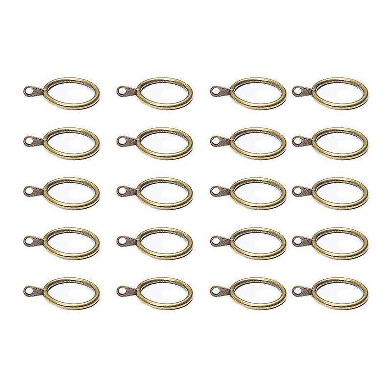 20 X Iron Curtain Ring and Rod Suspension Ring 32mm (bronze)