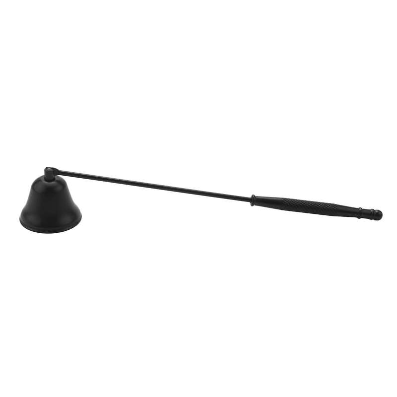 Candle Wick Flame Trimmer Bell Shaped Candle Extinguisher Black