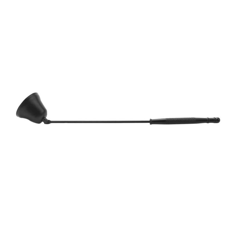 Candle Wick Flame Trimmer Bell Shaped Candle Extinguisher Black