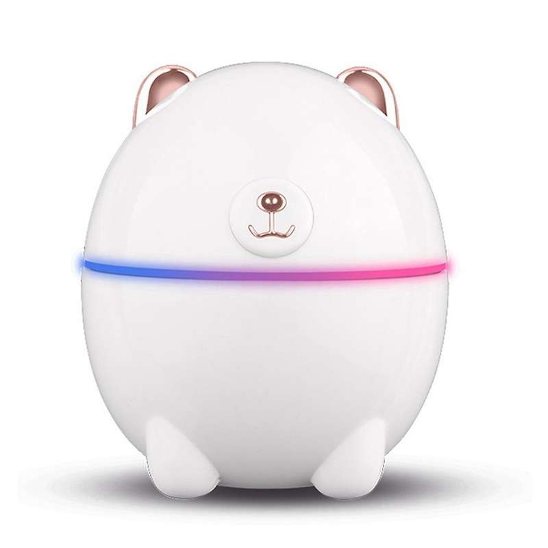 Air Humidifier Pet Mini Household Small Usb Led Night Lamp ,white