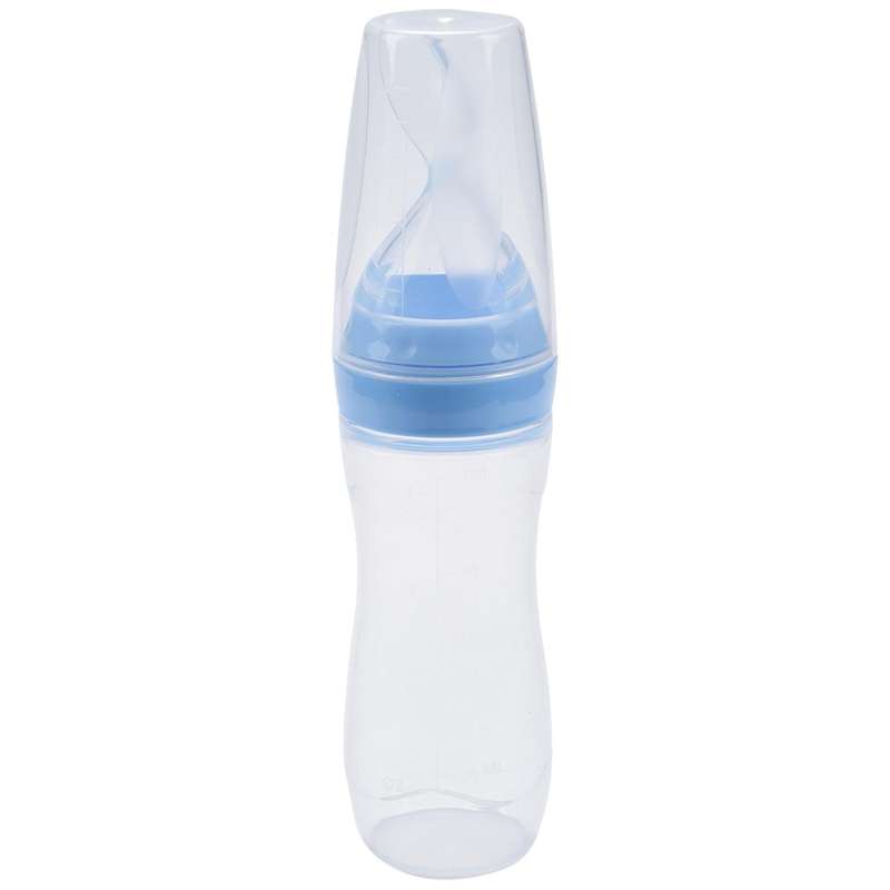 2 Pcs Silicone Baby Food Dispensing Spoon (120ml) - Squeeze Feeder