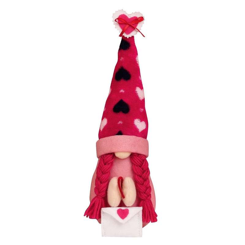 Valentines Day Gnome Doll - Swedish Dwarf Figurines Table Decor, A