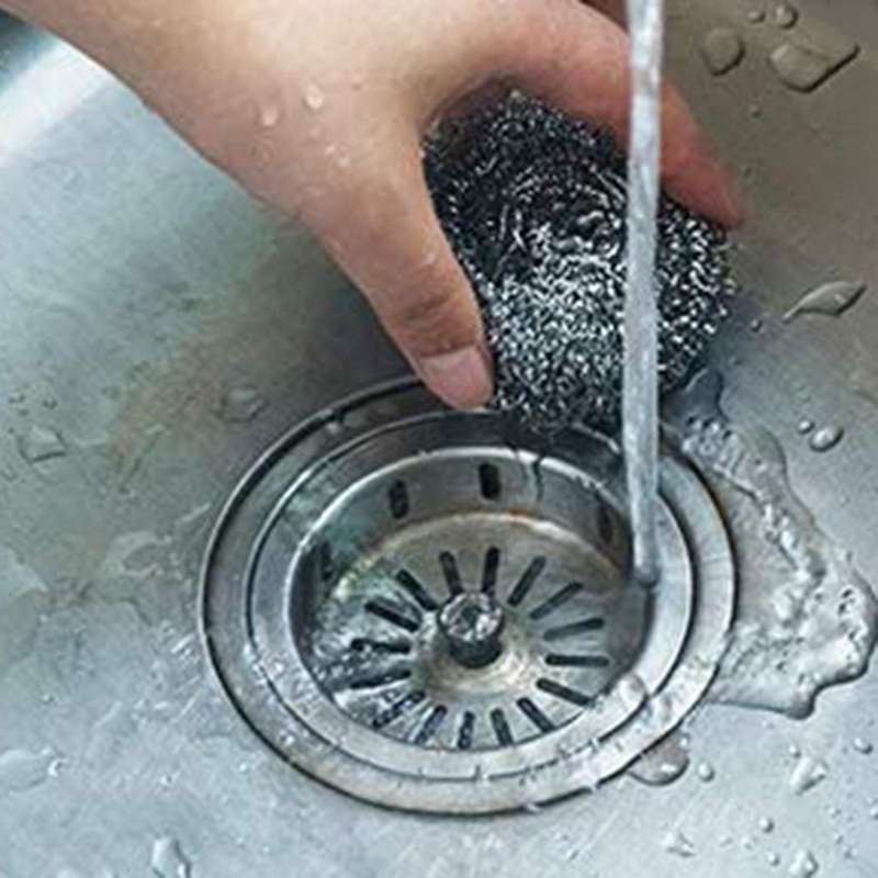 32 Pcs Stainless Steel Sponges Scrubbers for Removing Rust Dirty