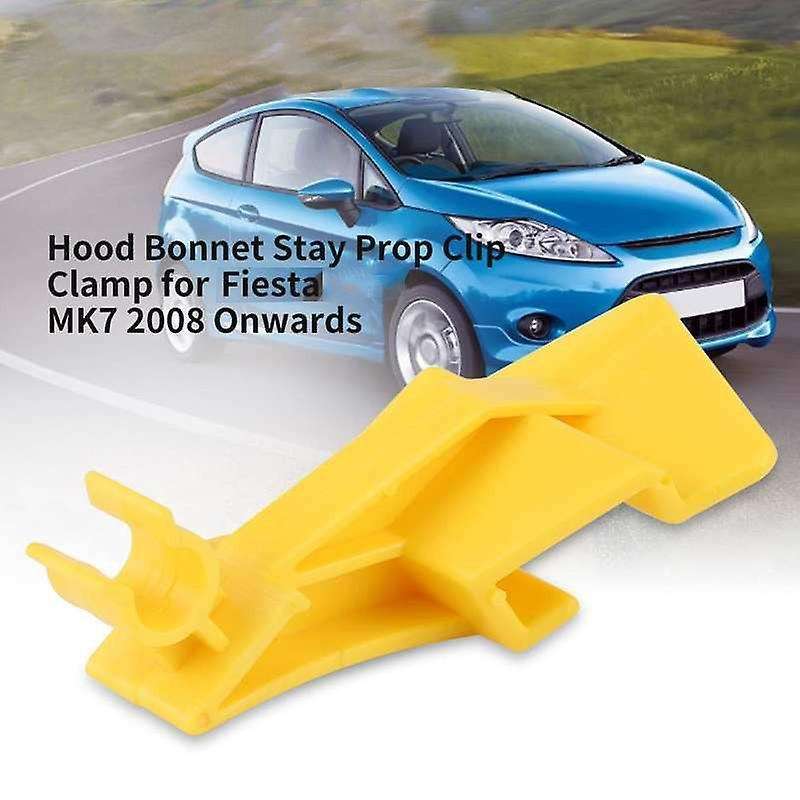 Yellow Bonnet Hood Stay Prop Clip Retainer Connect Bonnet Stay Clip
