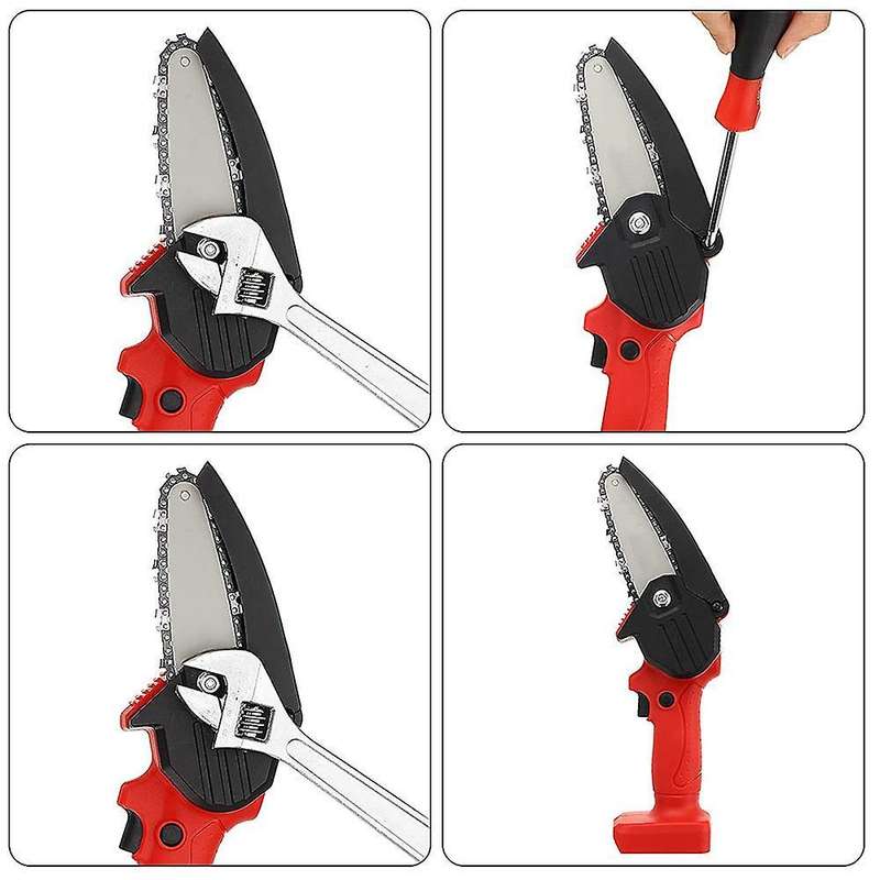 Mini Chainsaw Replacement Cordless Electric (2 Pieces,4 Inches)