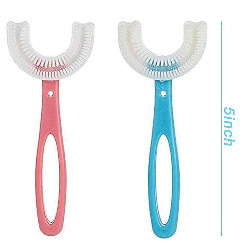 U-shaped Children Toothbrush Manual Training Toothbrush U-shaped