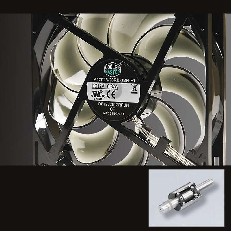 Cooler Master 120 120mm Pwm Chassis Fan Gale Volume Fan (no Light)