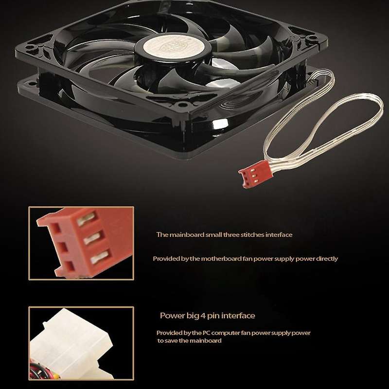Cooler Master 120 120mm Pwm Chassis Fan Gale Volume Fan (no Light)