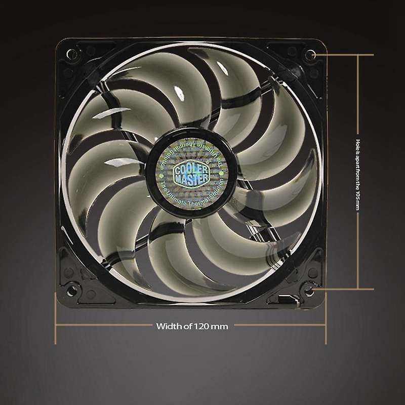 Cooler Master 120 120mm Pwm Chassis Fan Gale Volume Fan (no Light)