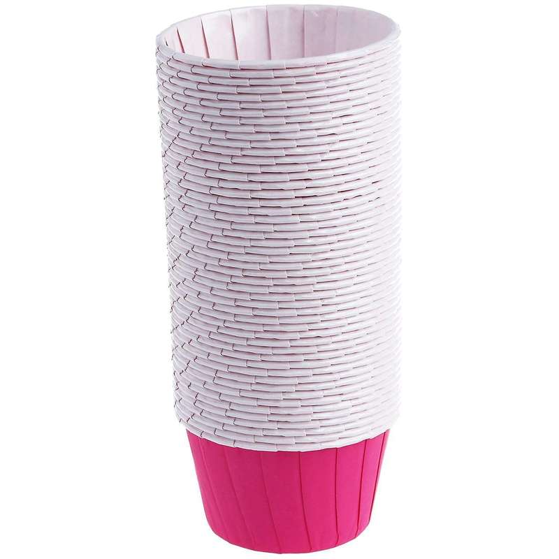 50x Paper Baking Cup Cake Cupcake Cases Liners Color:rose Red