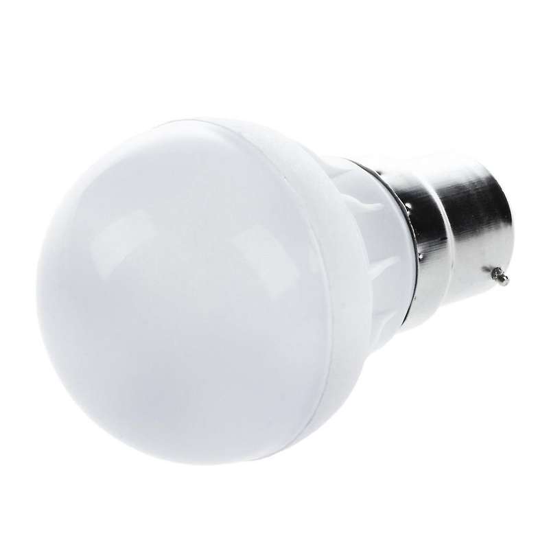 B22 Energy Save Led Bulb Light Lamp 220v 3w Cool White New Imitate Ceramic)
