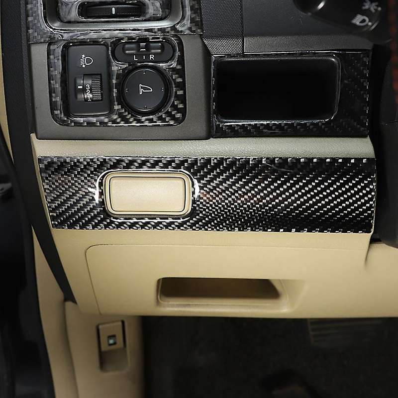 Car Soft Carbon Fiber Under The Dashboard Cover Trim for Honda Crv