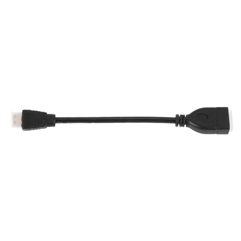 Mini Hdmi to Hdmi Cable,0.5ft to Hdmi Female Adapter 0.15m, Black