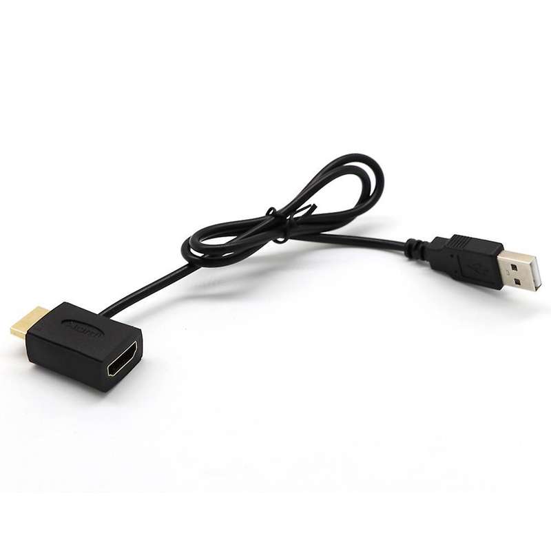 Hdmi Male to Female Connector + Usb 2.0 Charger Cable Extender