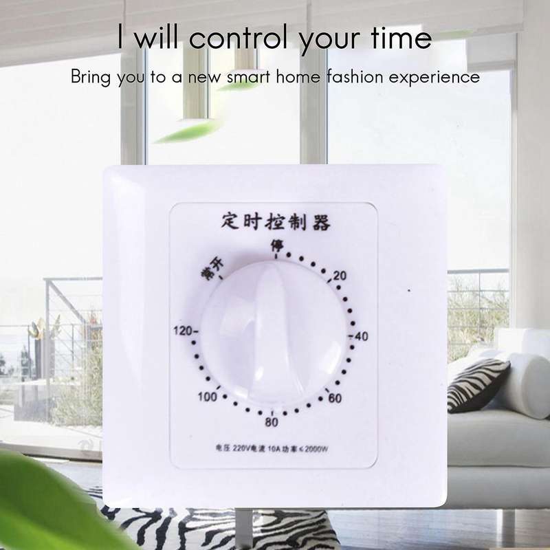 Countdown Switch 120 Minutes High-power Water Pump Timer 86 Panel