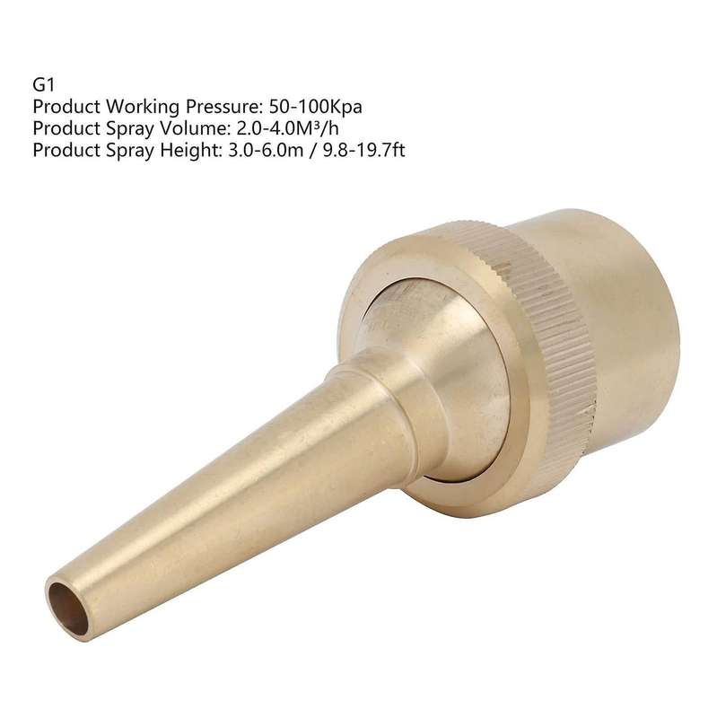 G1 Adjustable Direction Jet Water Spray Sprinkler Head for Garden
